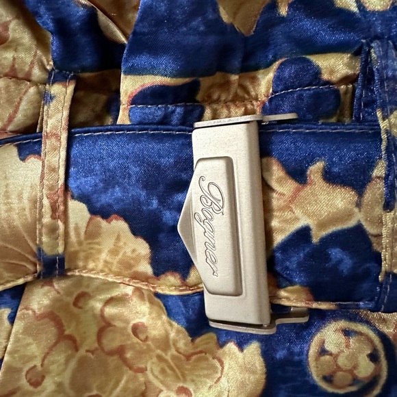 BOGNER Vintage 80s 90s Reversible Ski Jacket Versace Style Print Pattern - Picture 8 of 10